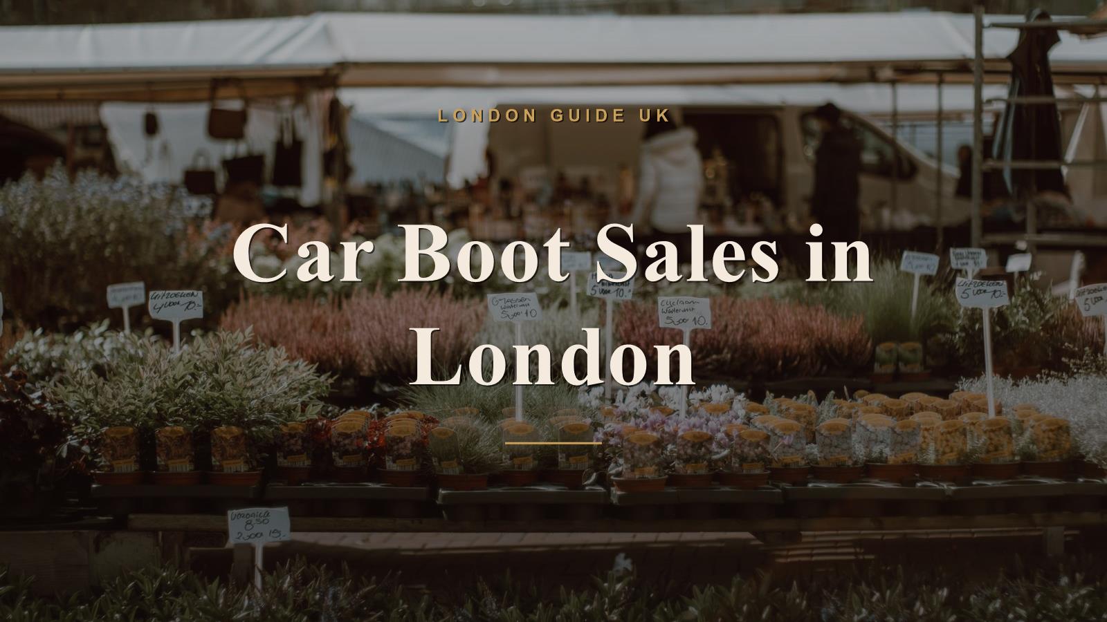 Car Boot Sales in London