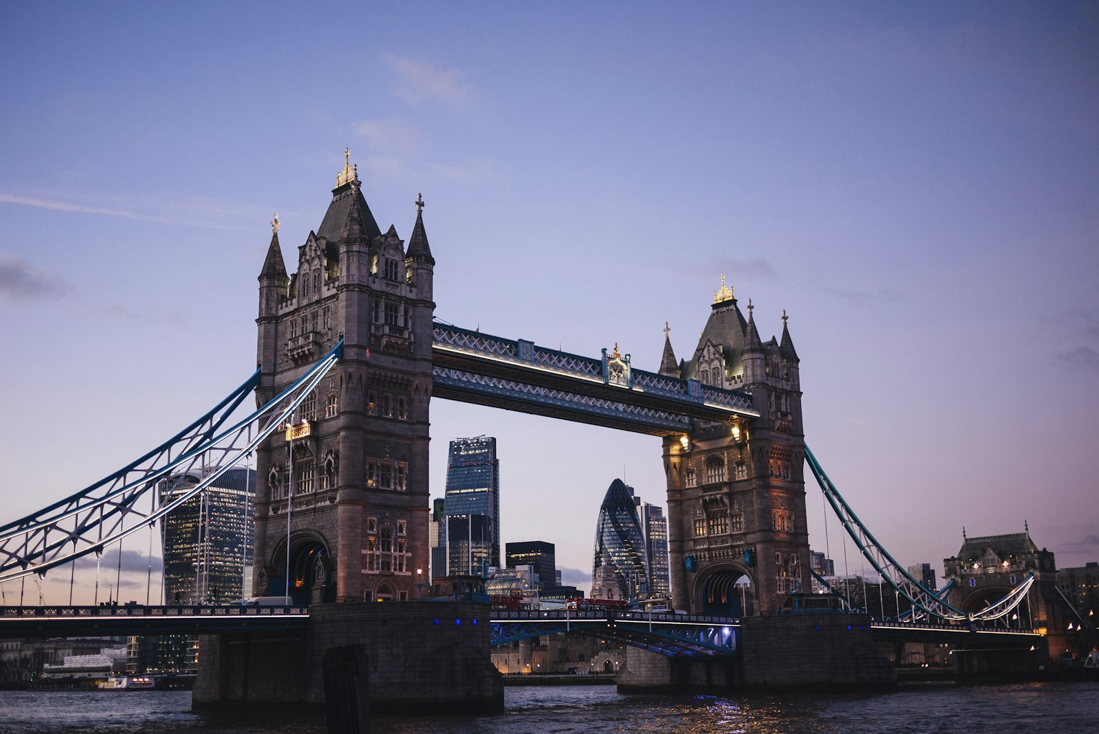 Tower Bridge at golden hour, London