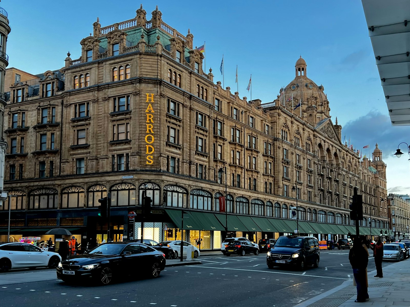 Harrods luxury department store, London