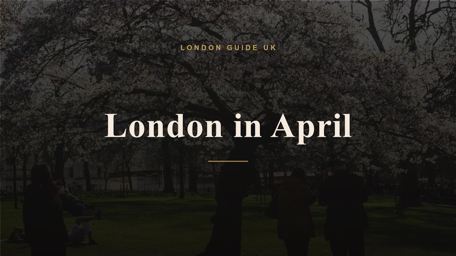 London in April